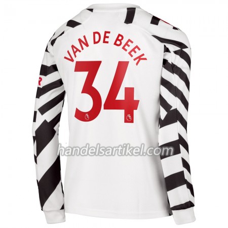 Manchester United Donny van de Beek 34 Ausweich Trikotsatz 2020/21 Langarm